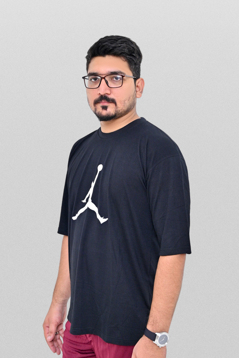 Jordan Print Oversized T-Shirt - Unisex Streetwear Style