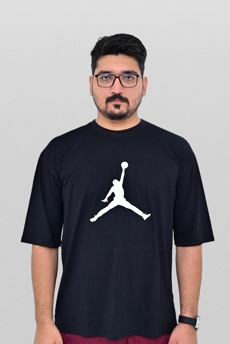 Jordan Print Oversized T-Shirt - Unisex Streetwear Style